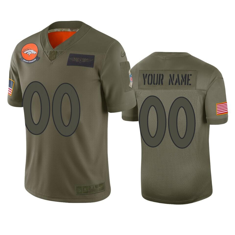 Men's Denver Broncos Active Player Custom 2019 Camo Salute To Service Limited Stitched Football Jersey Men's Denver Broncos Active Player Custom 2019 Camo Salute To Service Limited Stitched Football Jersey